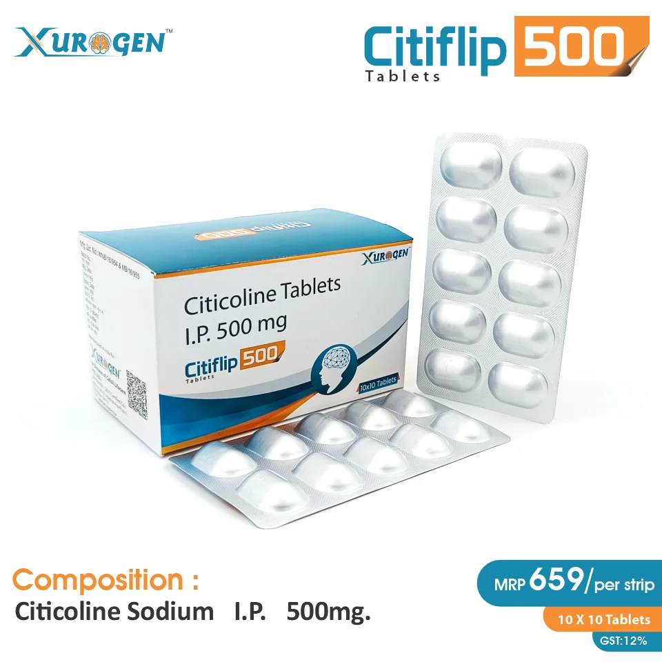 Citicoline (500mg) Tablet at the best price in PCD Pharma Franchise for Cognitive Enhancement